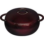 Ilsa Tuscany Serie Tuscany Runde Kasserolle aus liertem Gusseisen 20 cm