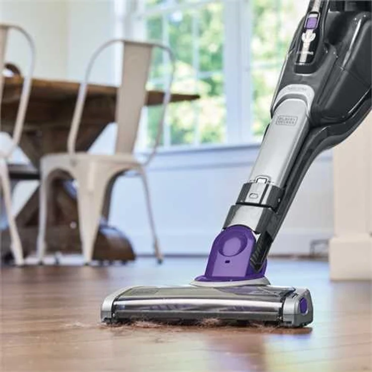Black + Decker SVJ520BFSP Handstaubsauger, 25 min Akkubetrieb, Zyklon-Technologie, Tierhaare – Bild 5