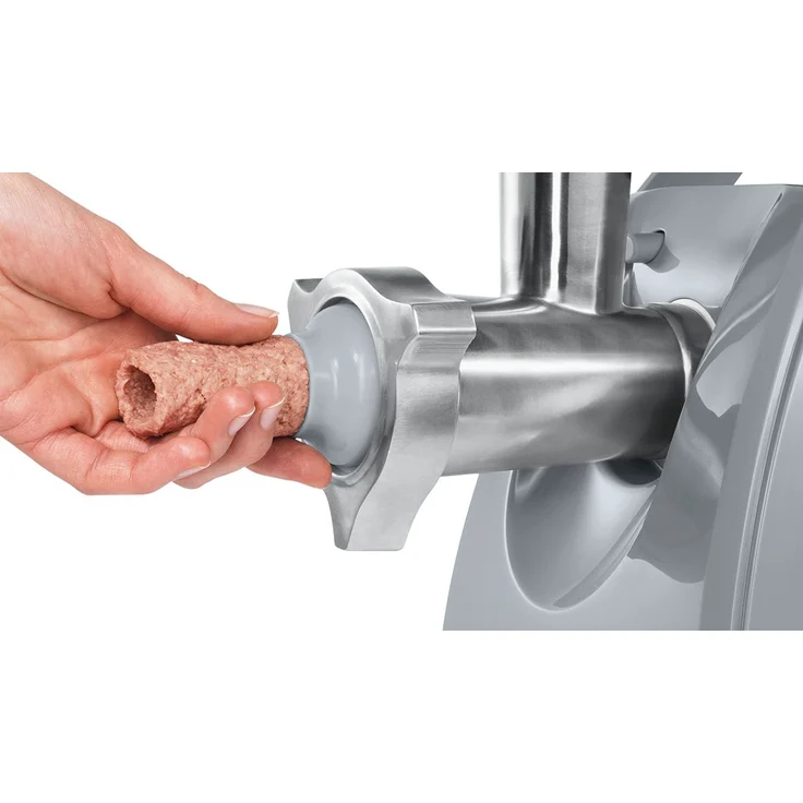 Bosch MFW45020 Fleischwolf ProPower 500 W (Blocking Power 1600 W, Größe 5, Mengenverarbeitung bis zu 2.7 kg-Min) weiß  – Bild 7
