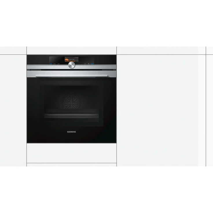 Siemens HM676G0S1, Backofen, A+, Einbaugerät, elektrisch, Volumen 67 l, Breite 59,5 cm, Selbstreinigung pyrolytische Selbstreinigung, Anzahl Beheizarten 15, Kindersicherung – Bild 2