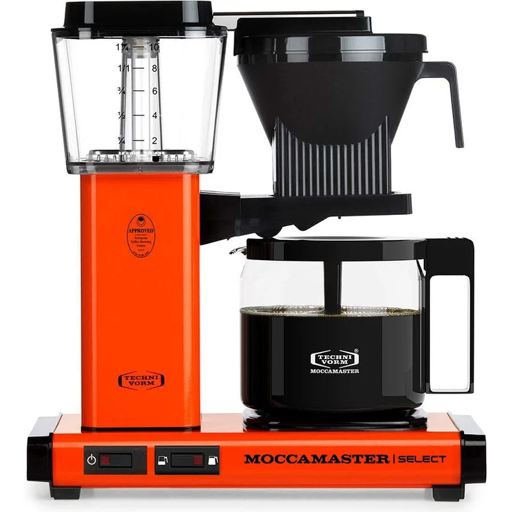 Moccamaster Filter Kaffeemaschine KBG Select, 1.25 Liter, 1520 W, Orange – Bild 1