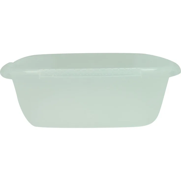 keeeper Universal-Schüssel mit Ausguss, Eckig, 9 l, 38 x 32 cm, Björk, Transparent