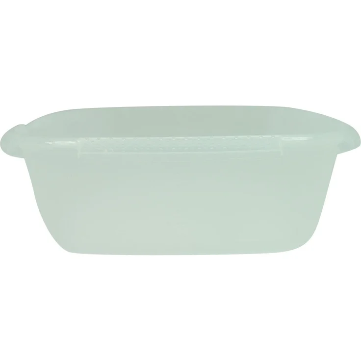 keeeper Universal-Schüssel mit Ausguss, Eckig, 9 l, 38 x 32 cm, Björk, Transparent