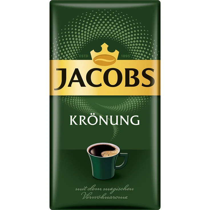 Jacobs Filterkaffee Krönung Klassisch, gemahlener Kaffee, 12er Pack (12 x 500 g)