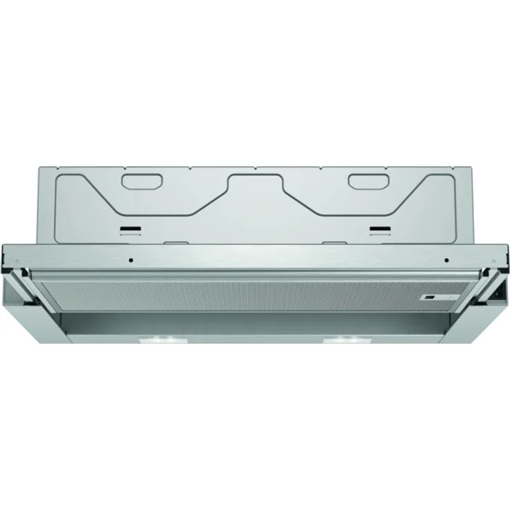 Siemens iQ100 LI63LA526, Motorhaube, ausziehbar, Nische, Breite: 52.6 cm, Tiefe: 29 cm, Absaugung und Rückführung (mit zusätzlichem Rückführungsset), Silver Metallic