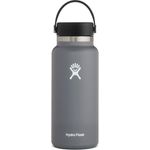 Hydro Flask Trinkflasche, Edelstahl und vakuumisoliert, große Öffnung mit auslaufsicherer Flex Cap, Stone, 946 ml (32 oz)