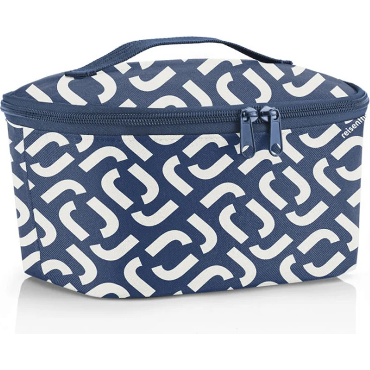 reisenthel coolerbag S pocket signature navy Kühltasche, 2,5L, 22,5 x 12 x 18,5 cm, blau,