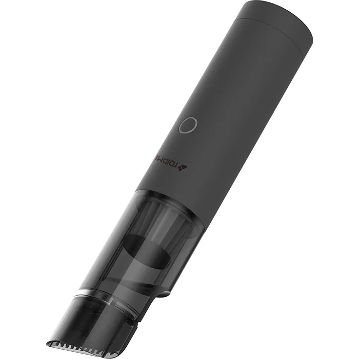 Roidmi Schwarz P1 Akku-Staubsauger, Handstaubsauger, HEPA Filter, bis zu 25 Minuten Akkulaufzeit, hohe Saugleistung mit 6.000 Pa, USB-Anschluss, Geräuscharm, LED-Beleuchtung