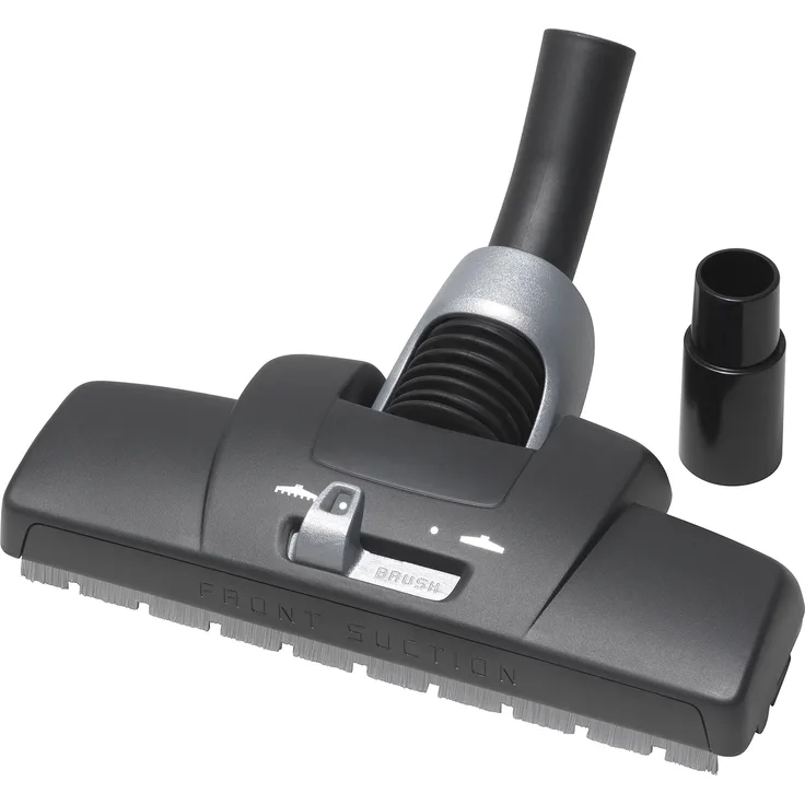 Menalux CB 104B CombiClean, Kombi-Düse, mit 32-35 mm Adapter, u.a.für AEG, Rowenta, Miele, Siemens, Bosch, Progress, Dirtdevil, Schwarz-Grau