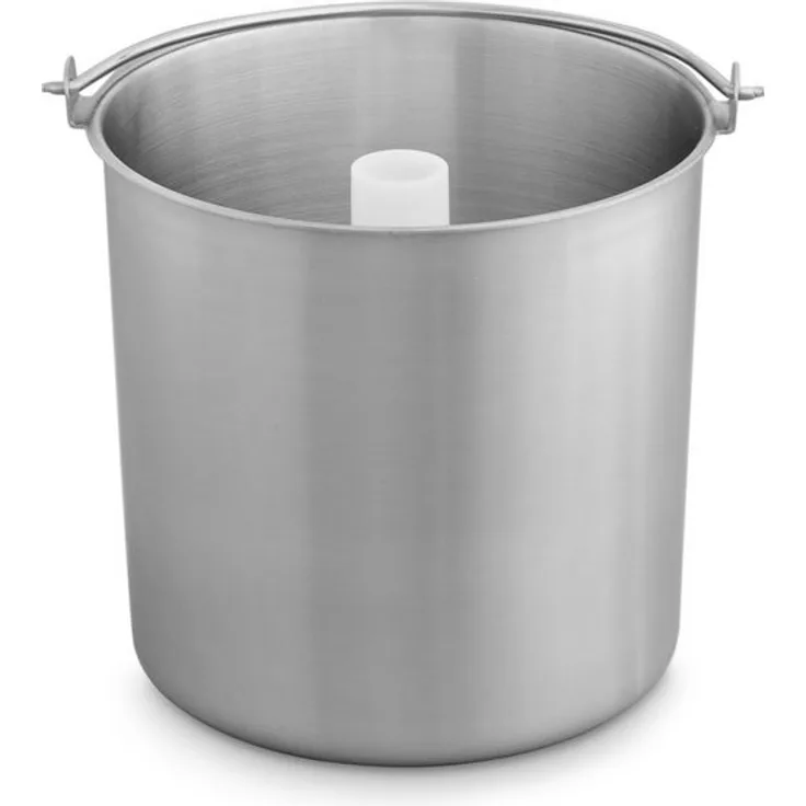 Springlane Eismaschine Edelstahl Eisbehälter für Eismaschine, Emma, 1L, Edelstahl, silber