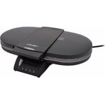 Cloer 1320 Doppelwaffelautomat für zwei klassische Waffeln - 1200 W-Waffelgröße 15,5 cm-optische Fertigmeldung, schwarz