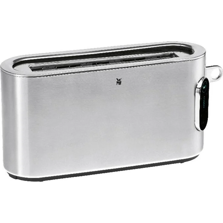 WMF Lumero Design-Toaster Langschlitz, 2er Toaster, Touch-Display, LED-Licht, Einseitiges Toasten, 1-Scheiben-Taste, 10 Bräunungsstufen, für Brotscheiben, XXL-Toast, edelstahl matt – Bild 2