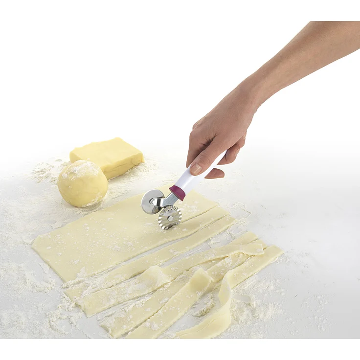 Metaltex Doppel-Teigrädchen Inox – Bild 2