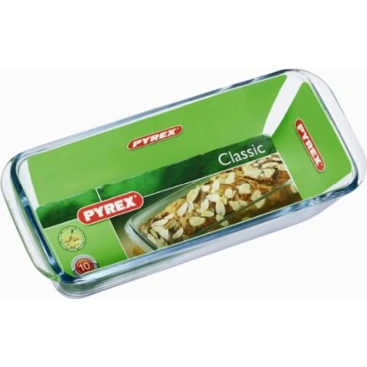 Dajar Pyrex Kastenform 28 cm, Glas, Transparent, 28 x 11,5 x 7,5 cm