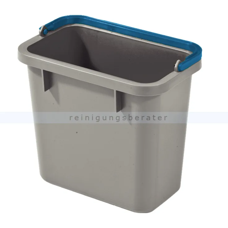 Putzeimer Numatic 4-Liter, grau mit Henkel blau grauer Putzeimer mit farbcodiertem Henkel