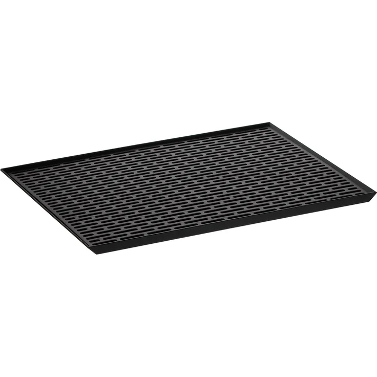 YAMAZAKI Abtropfmatte, ABS, Schwarz