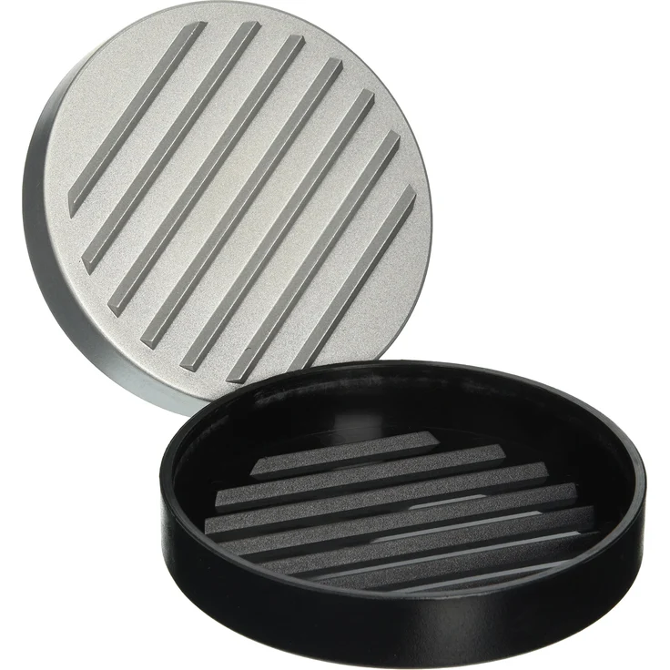 Westmark Hamburger Maker Uno, Schwarz-Silber, Innendurchmesser 11 cm – Bild 1