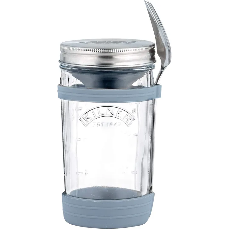 Kilner All in 1 Food to Go Gläser-Set, 0,5 l