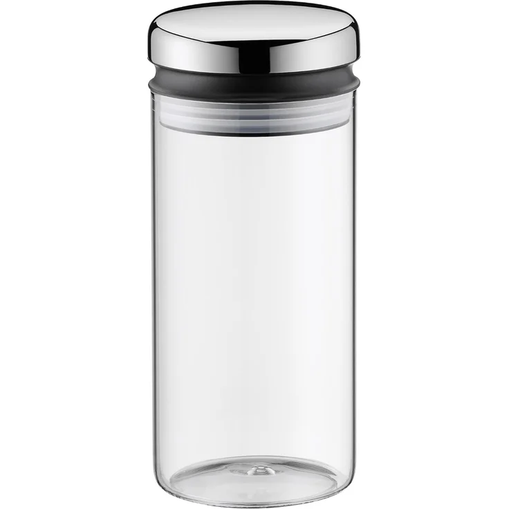WMF Depot Vorratsdose Glas 1,0l, Höhe 21,5 cm, Vorratsglas mit Deckel, Kaffeebohnen Behälter, Müslidose, Frischhaltedose mit große Einfüllöffnung – Bild 1