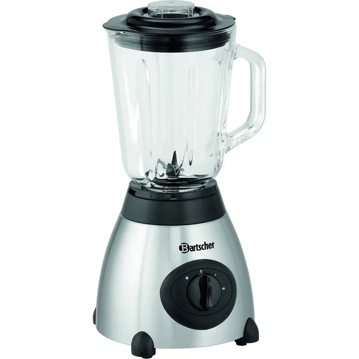 Bartscher Blender 1,5 Liter, 2 Stufen, 2200 U-min, Glaskrug