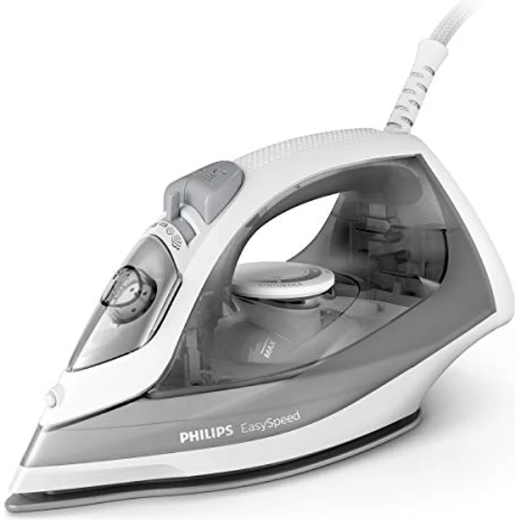 Philips GC1751-80 EasySpeed Dampfbügeleisen (2000 W, Keramik-Bügelsohle, 220ml Wassertank) grau – Bild 1