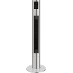 ProfiCare PC-TVL 3090 Turmventilator, 45 Watt, 6 Stufen, WiFi, Voice Control, inox-schwarz