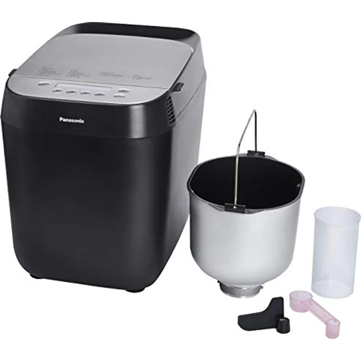 Panasonic Brotbackautomat SD-ZD2010 (Croustina Brotmaschine, 18 Programme, Brotbackautomat glutenfrei, Brotbackautomat, schwarz) – Bild 1