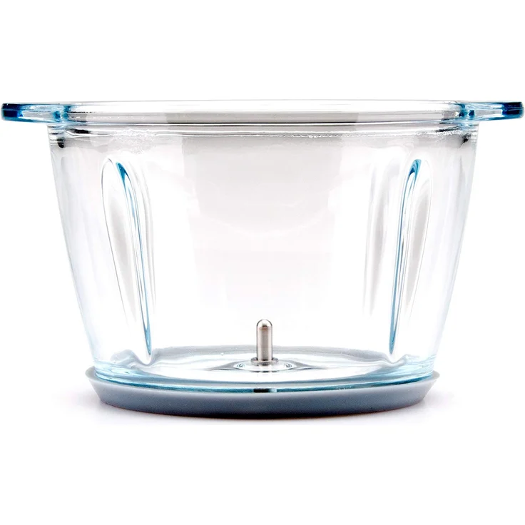 Gastroback 40961 Design Mini Chopper Plus, Multi-Zerkleinerer, 3 Edelstahl-Sichelmesser, 400 Watt, 1,2 Liter Glasbehälter, steel, edelstahldesign – Bild 2