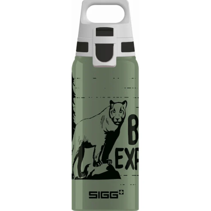 SIGG BRAVE MOUNTAIN 0.6 L Trinkflasche ALU mit WMB ONE TOP, BPA frei, Auslaufsicher, Co# tauglich – Bild 1