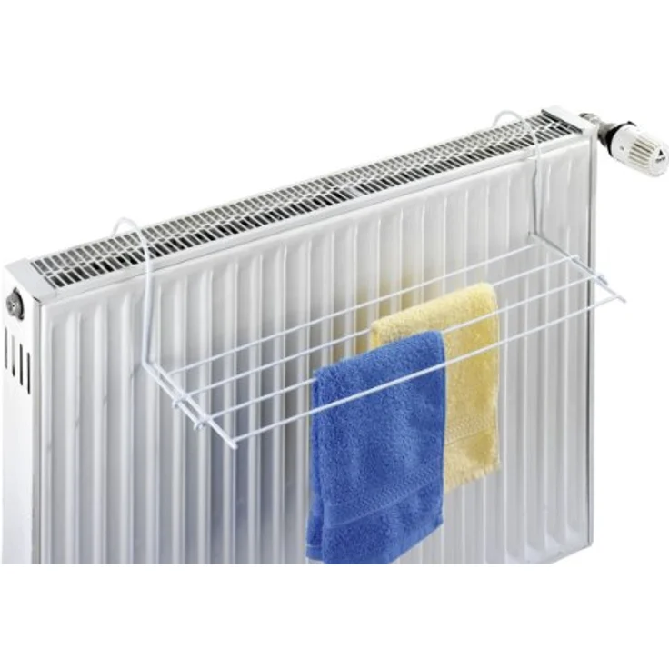 Wenko Heizkörper-Wäschetrockner, 58 x 16 x 15 cm, weiß – Bild 1