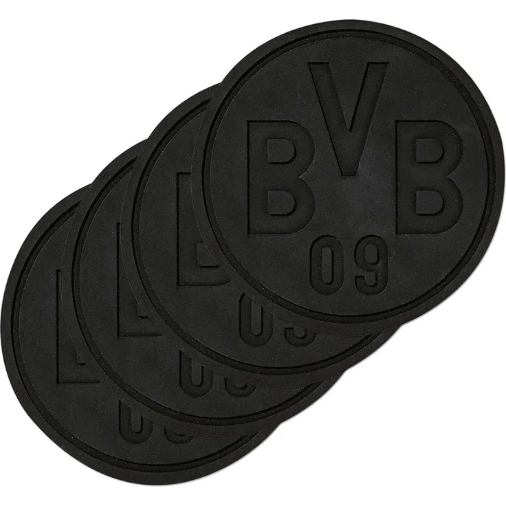 Borussia Dortmund, BVB-Silikonuntersetzer (4Stück), 0, 0 – Bild 1