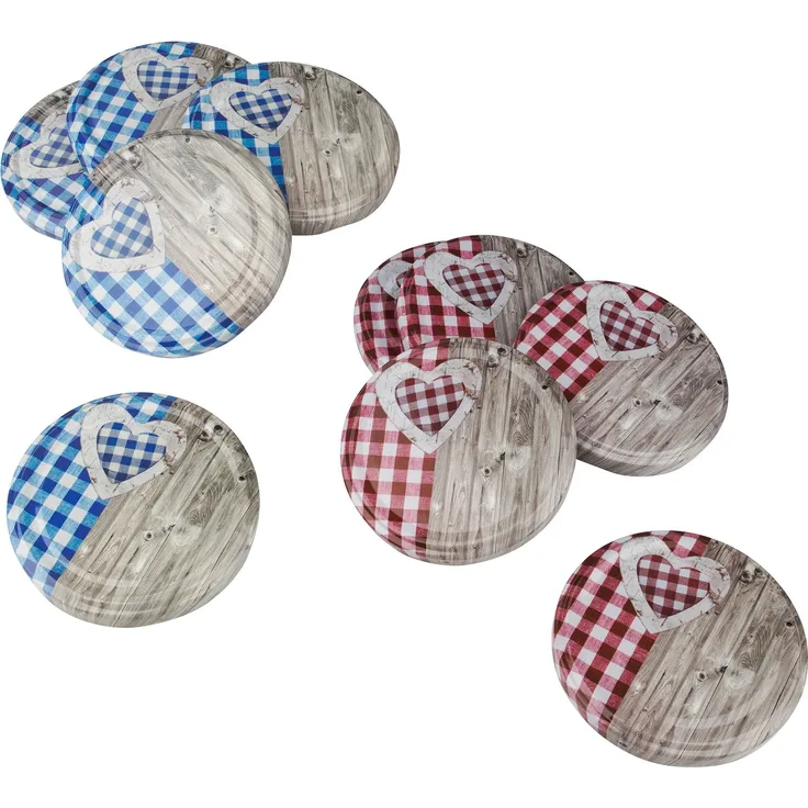 Fackelmann Twist-Off-Deckel Alpenschick, 10 St.