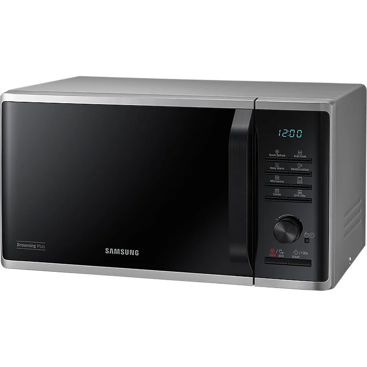 Samsung MG23K3515AS Kombi-Mikrowelle mit Grill, Standgerät, 23 Liter Garraum, 800 Watt, silber, schwarz – Bild 6