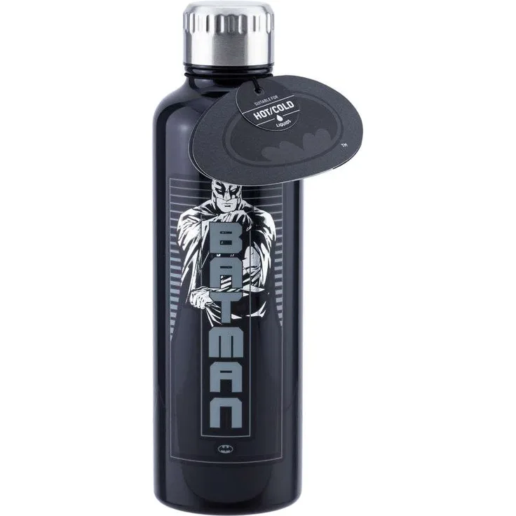 Paladone Metall Wasserflasche - DC Comics: Batman & Joker