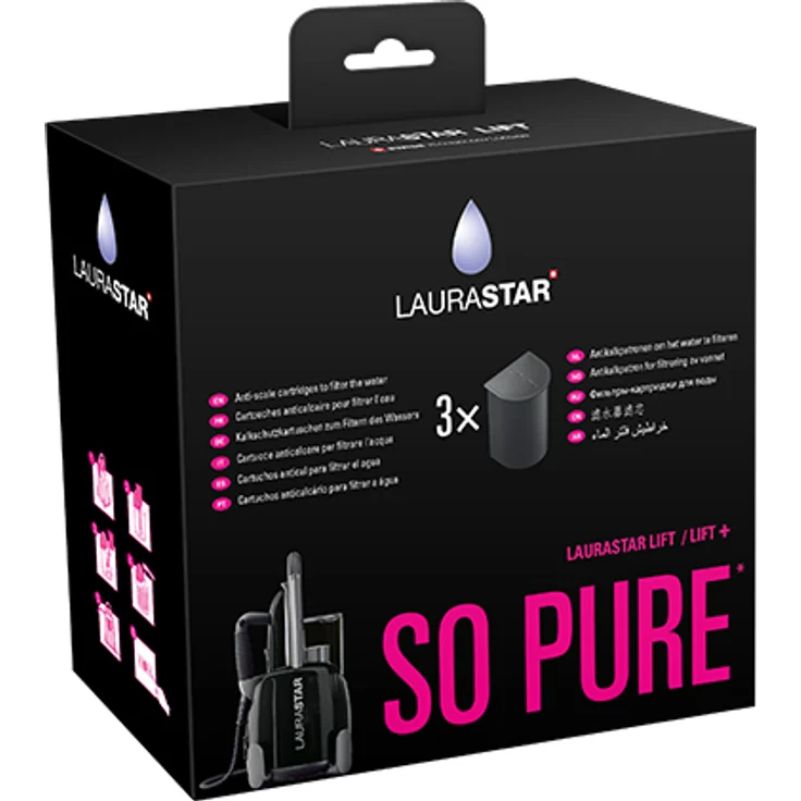 Laurastar Kalkschutzkartuschen zur Wasserfilterung 3-er Set – Bild 2