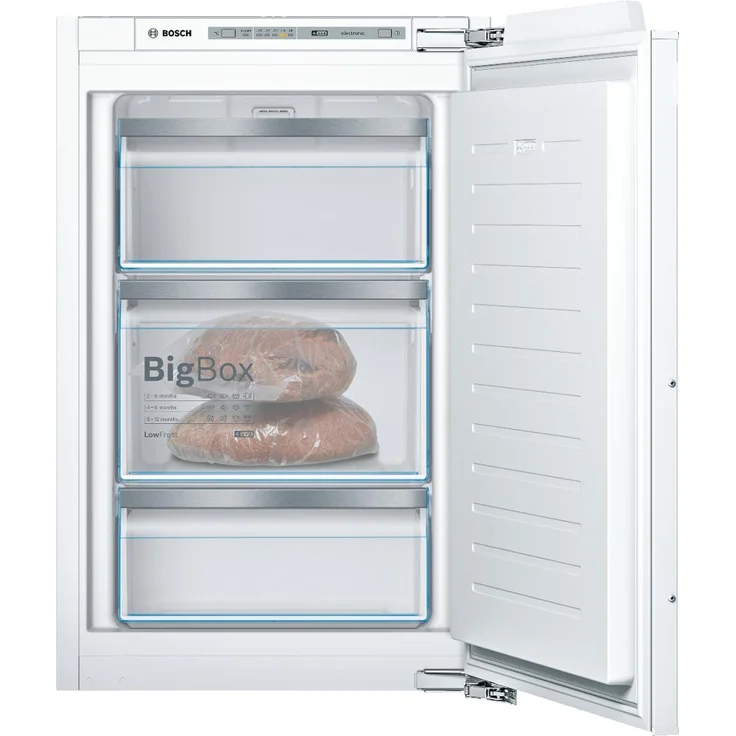 Bosch GIV21AFE0, Gefrierschrank, Einbau, weiß, Lagerzeit bei Störung 22 h, Breite 55.8 cm, Energieklasse E – Bild 1