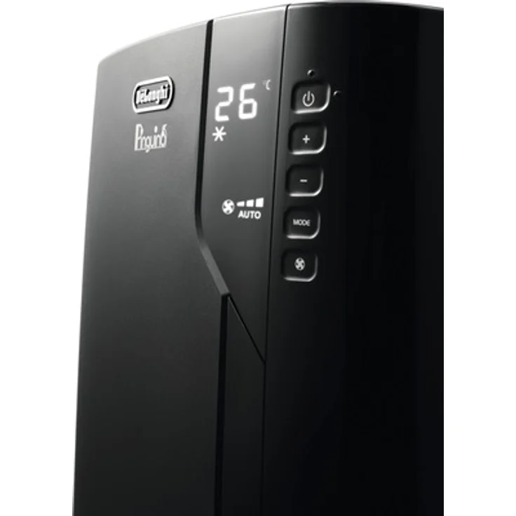 De'Longhi Pinguino PAC EX120 Silent mobiles Klimagerät mit Abluftschlauch, Klimaanlage für Räume bis 110 m³, Luftentfeuchter, Ventilationsfunktion, 24h-Timer, schwarz – Bild 4