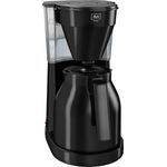 Melitta Easy II Therm 1023-06 Filterkaffeemaschine, für 8 Tassen, mit Isolierkanne, schwarz