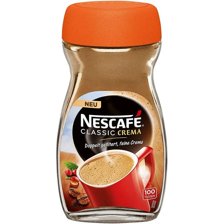 Nescafé Classic Crema löslicher Bohnenkaffee, 200g