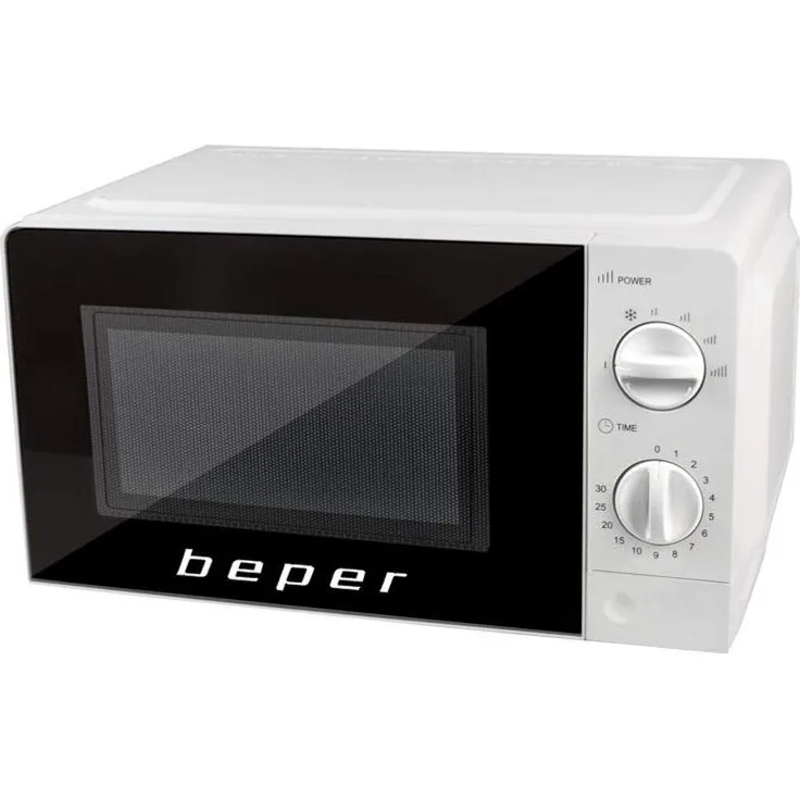 BEPER MICROONDE 20 Liter OHNE GRILL 700W TIMER SCONGELA BEPER