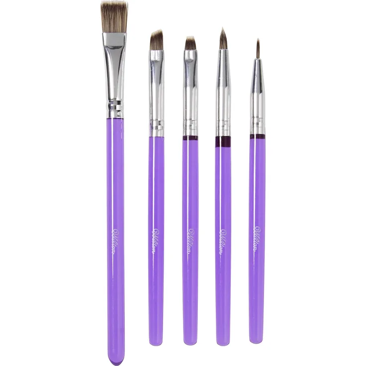 Wilton Pinsel-Set, Kuchen Verzieren- Bemalen, 5er-Set