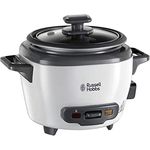 Russell Hobbs Reiskocher mini 0,4l inkl. Warmhaltefunktion, antihaftbeschichteter Gartopf, Reislöffel & Messbecher 27020-56