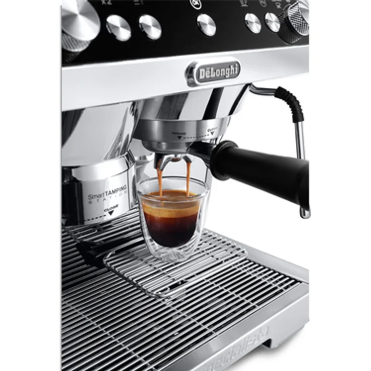 De'Longhi La Specialista Prestigio EC9355.M Siebträgermaschine Espressomaschine mit integriertem Mahlwerk, silber – Bild 2