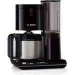 Bosch StyLine TKA8A053 Filterkaffeemaschine, Aroma Sensor, 1,1 Liter, 1100 Watt, schwarz