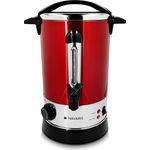 Glühweinkocher + Heißwasserspender 6,8L Rot