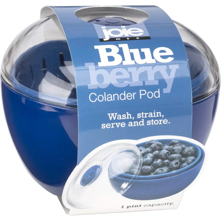 Joie 31820 Berry Sieb Pod, Waschen, Zugentlastung, Servieren und Aufbewahren blueberry, plastik