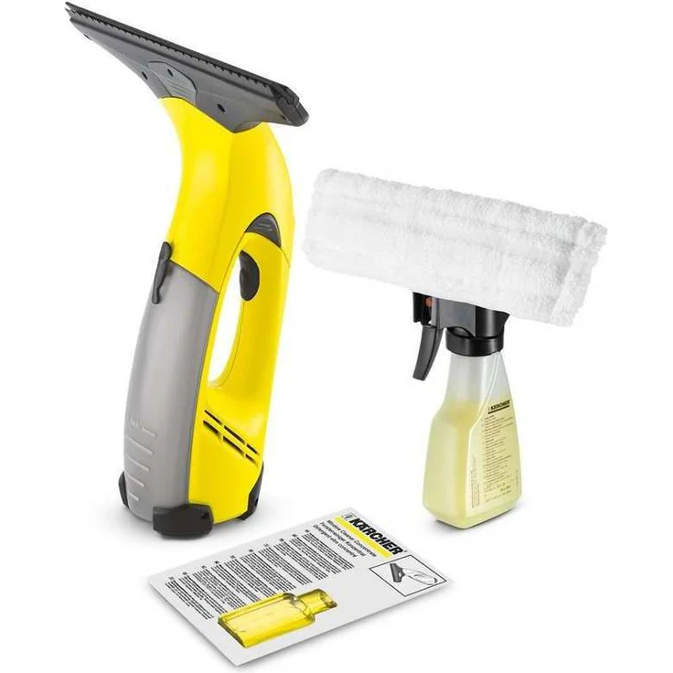 Kärcher WV Classic Fenstersauger, 20 min Akkubetrieb, Sprühflasche mir Mikrofaserbezug, 20 ml Fensterreiniger-Konzentrat , 1.633-169.0  – Bild 1