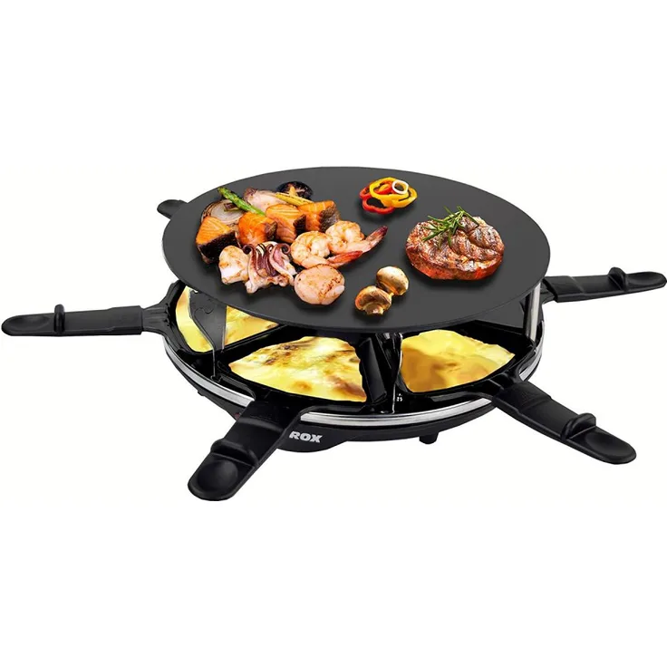 Syntrox RAC-900W Lille Raclette-Grill, Antihaftbeschichtet, 800 Watt