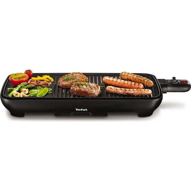 Tefal TG3918 Tischgrill, 51 x 26 cm, Grillplatte glatt und geriffelt, 1800 Watt – Bild 2