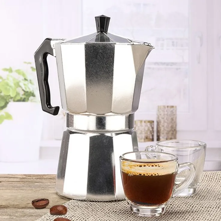 Gravidus Aluminium Espressokocher 6 Tassen